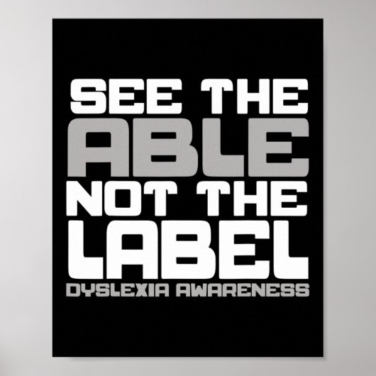Poster Sensibilisation Voir La Capacité Pas L'Enseignant (Devant)