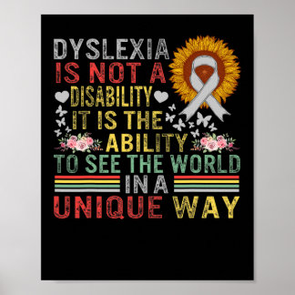 Poster Sensibilisation Voir World Unique Not Disability S