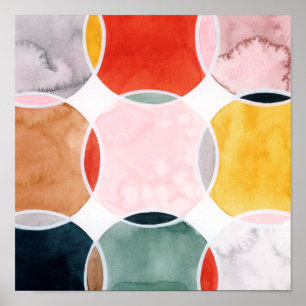 Poster Sensical - Motif circulaire