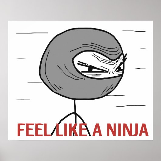 Poster Sentez Comme Un Ninja (Devant)