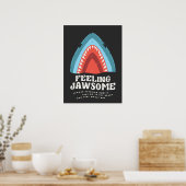Poster Sentez Jawsome Requin amusant Puns d'été (Cuisine)