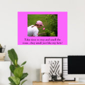 Poster Sentez les roses (Bureau à domicile)