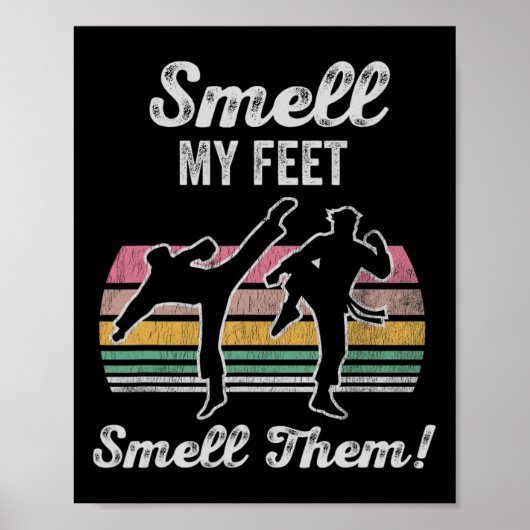 Poster Sentez Mes Pieds Sentez-Les Karate Kick Fun (Devant)