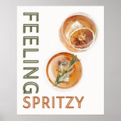 Poster Sentez un cocktail Orange Spritzy (Devant)