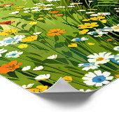 Poster Sentier balnéaire - Illustration du paysage Art St (Coin)