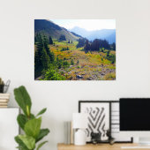 Poster Sentier de Hurricane Ridge (Bureau à domicile)