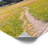 Poster Sentier de la prairie du parc national de Yellowst (Coin)