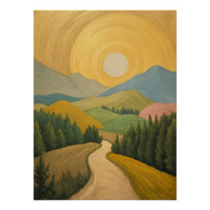 Poster Sentier de l'Horizon Doré
