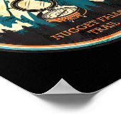 Poster sentier de Nugget falls en alaska (Coin)
