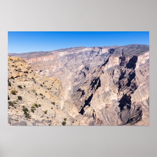 Poster Sentier de randonnée à Jebel Shams (Devant)