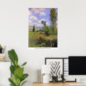 Poster Sentier ile Saint-Martin 1880 par Claude Monet (Bureau à domicile)