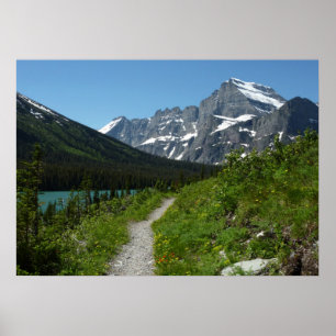 Poster Sentier Josephine Lake avec le mont Guild à Glacie