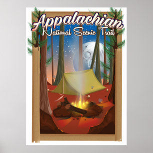 Poster Sentier national panoramique des Appalaches