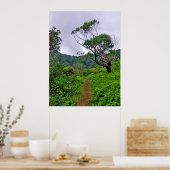 Poster Sentier Randonnée hawaïen (Cuisine)