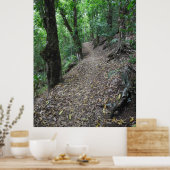 Poster Sentier Randonnée hawaïen (Cuisine)