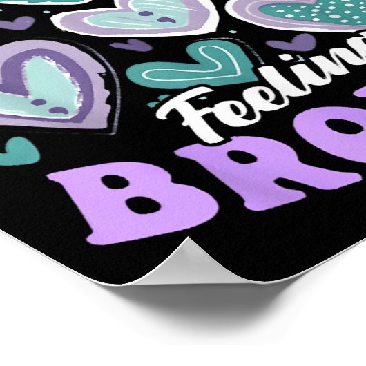 Poster Sentiment brisé, Coeur de prévention du suicide, s (Coin)