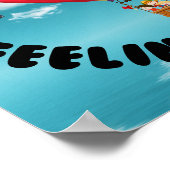 Poster Sentiment de flottabilité - Essayer le ballonnemen (Coin)