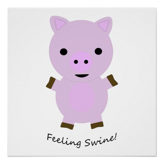 Poster Sentiment de porc (Devant)