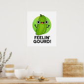 Poster Sentiment Gourd Amusant Sentiment Bon Pun Légumes (Cuisine)