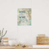 Poster Sentiments de la carte (Cuisine)