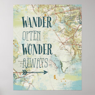 Poster Sentiments de la carte