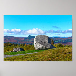 Poster Sentinel Rock, Westmore, Vermont