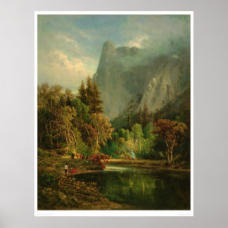 Poster Sentinel Rock, Yosemite, Californie (0797A)