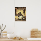 Poster Sentinelle albanaise (Arnaueti) (huile sur canva (Cuisine)