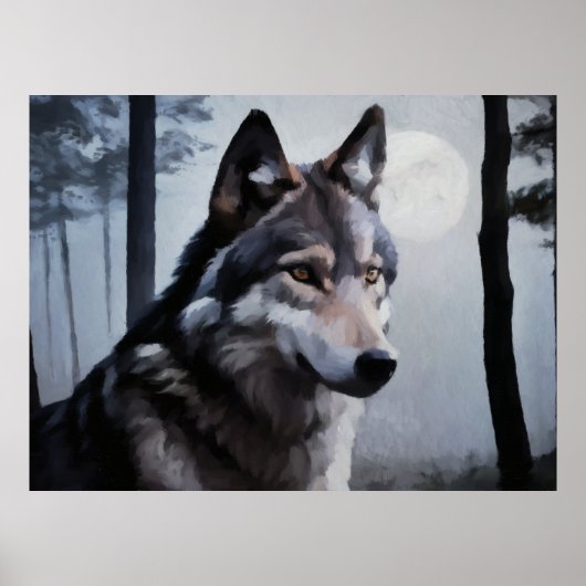 Poster Sentinelle au clair de lune (Devant)
