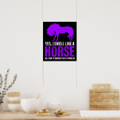 Poster Sentir comme un cheval n'est pas un problème (Cuisine)