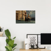 Poster Sentries spartiates (Bureau à domicile)