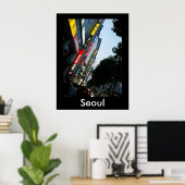 Poster Séoul à Dusk (Bureau à domicile)