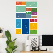 Poster Séoul - Palettes de transit (Bureau à domicile)