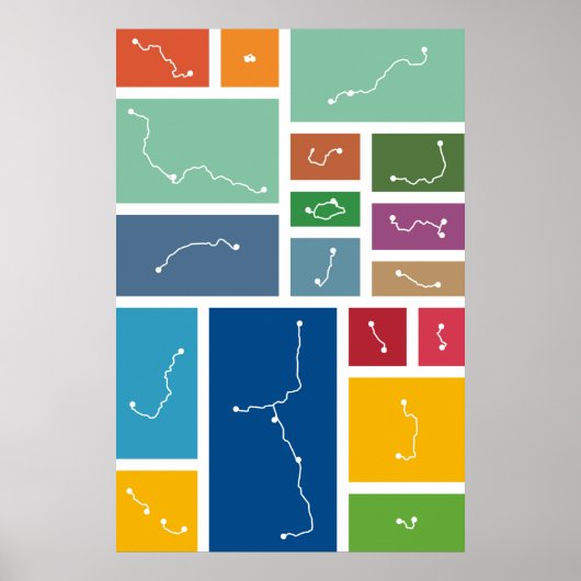 Poster Séoul - Palettes de transit (Devant)