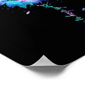 Poster Séparateur de tournesol de sensibilisation au suic (Coin)