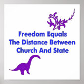 Poster Séparation de l'Église et de l'État (Devant)