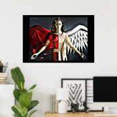 Poster Séparer la personnalité (Bureau à domicile)