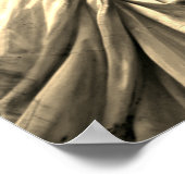 Poster Sepia Gros plan Statue de la Liberté New York (Coin)