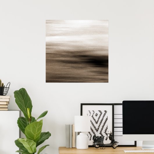 Poster Sepia Horizon (Bureau à domicile)