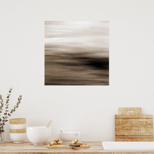 Poster Sepia Horizon (Cuisine)