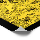 Poster sépia Zargon 16 x 20" (Coin)