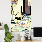 Poster Seppuku du général Gidayu 1880 (Bureau à domicile)