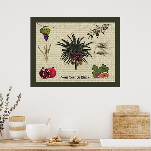 Poster Sept espèces (Cuisine)