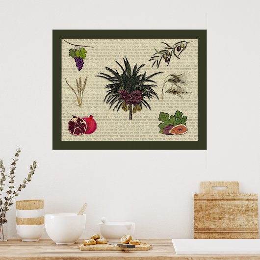 Poster Sept espèces (Cuisine)