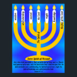 Poster Sept Esprits de Messie<br><div class="desc">Et il sortira un bâton de la tige de Jesse,  et une Branche sortira de ses racines; et l'Esprit du Seigneur repose sur Lui,  l'Esprit de sagesse et de compréhension,  l'Esprit de conseil et de puissance,  l'Esprit de connaissance et de crainte du Seigneur. Ésaïe 11:1-2</div>