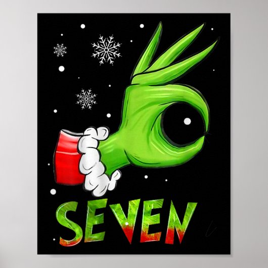 Poster Sept Fun 6 7 Mème Santa Noël Xmas Professeur  (Devant)