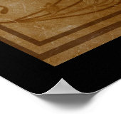 Poster Sept Lois Du Parchemin Magique (Coin)