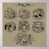 Poster Sept Péchés De RimWorld (Devant)