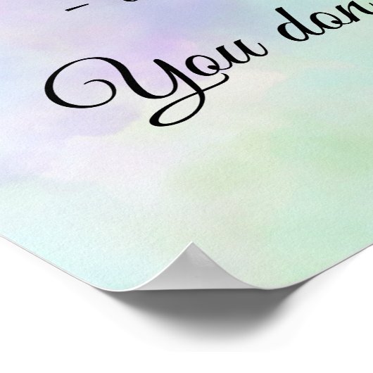 Poster Sept règles simples pour la vie - peut modifier le (Coin)