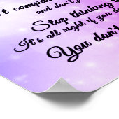 Poster Sept règles simples pour la vie - peuvent changer  (Coin)